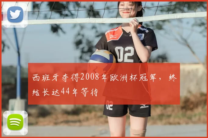 西班牙夺得2008年欧洲杯冠军，终结长达44年等待