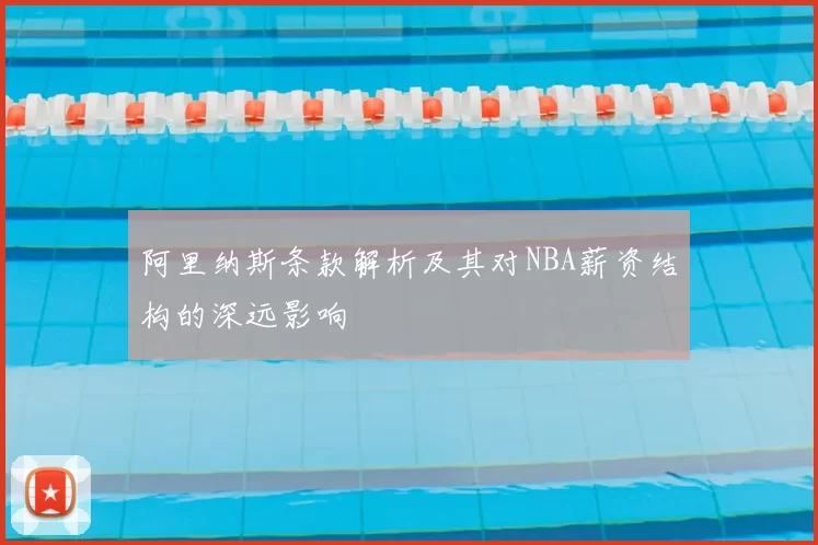 阿里纳斯条款解析及其对NBA薪资结构的深远影响